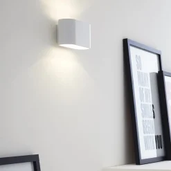 Straluma Wandlamp klein ovaal wit><noscript><img width=