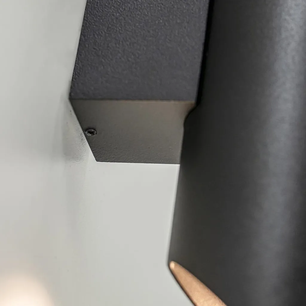 Straluma Wandlamp koker smal up+down zwart> Woonkamerlampen|Slaapkamerlampen