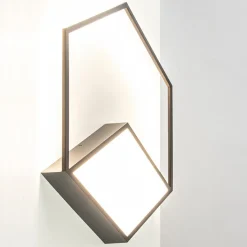 Straluma Wandlamp Kubick XL zwart 3000K> Plafondlampen|Wandlampen