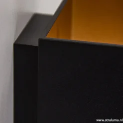 Straluma Wandlamp kubus zwart/goud></noscript> Bedlampjes|Slaapkamerlampen