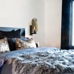 Straluma Wandlamp Lett zwart + smoke glas><noscript><img width=