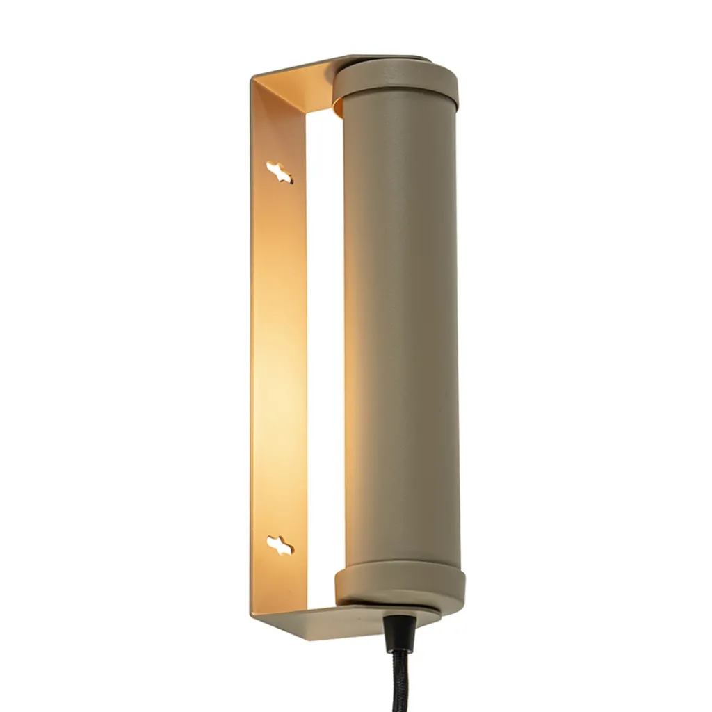 Straluma Wandlamp mat zand E14 met snoer> Wandlampen|Landelijke Verlichting