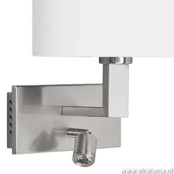 Straluma Wandlamp New Oval met leeslamp led> Wandlampen|Bedlampjes