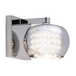 Straluma Wandlamp Pearl glas/chroom> Pearl|Woonkamerlampen