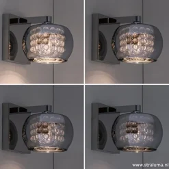 Straluma Wandlamp Pearl glas/chroom><noscript><img width=