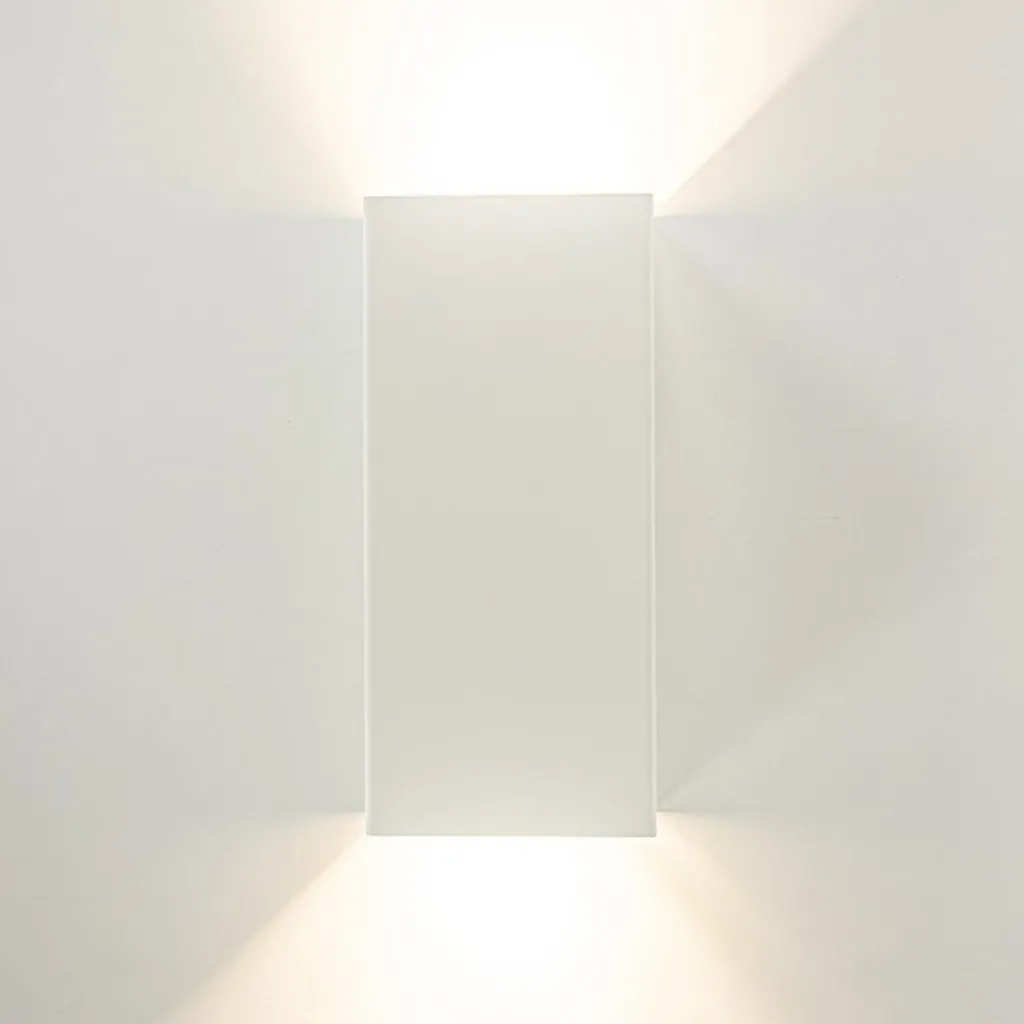Straluma Wandlamp rechthoek wit up+down GU10> Wandlampen|Design Verlichting