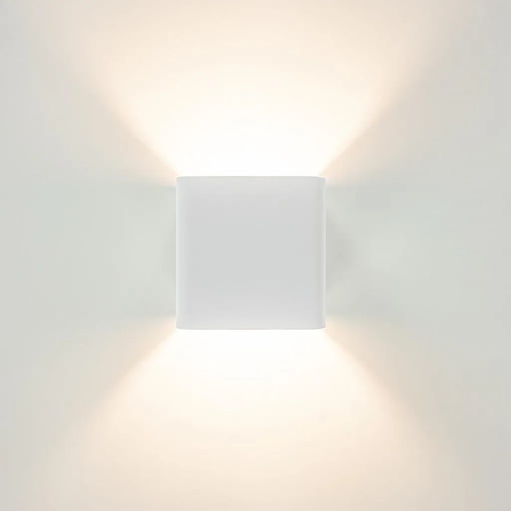 Straluma Wandlamp Stretto kubus wit> Wandlampen|Halverlichting