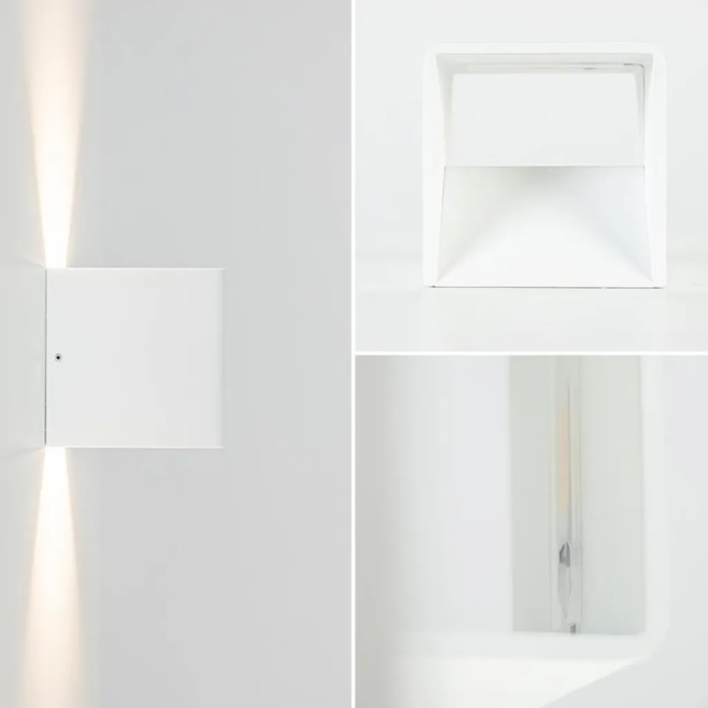 Straluma Wandlamp Stretto kubus wit> Wandlampen|Halverlichting