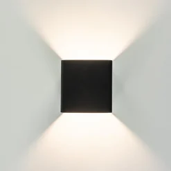 Straluma Wandlamp Stretto kubus zwart></noscript> Wandlampen|Woonkamerlampen