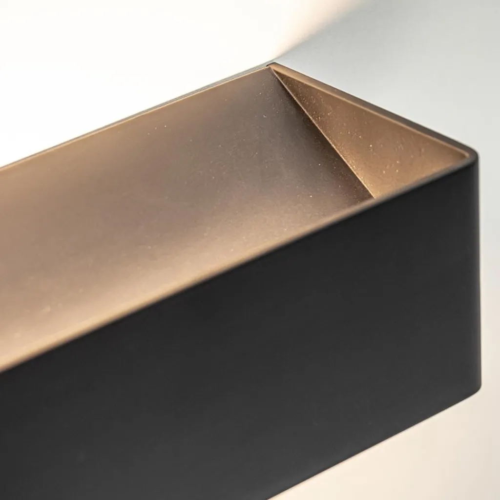 Straluma Wandlamp Stretto zwart 30cm> Wandlampen|Halverlichting