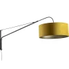Straluma Wandlamp zwart met velourse kap> Wandlampen|Schemerlampen