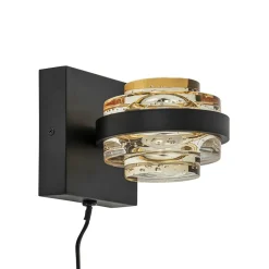 Straluma Wandlamp zwart/amber> Wandlampen|LED Wandlampen