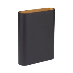 Straluma Wandlamp zwart/goud ovaal dimbaar> Wandlampen|Halverlichting