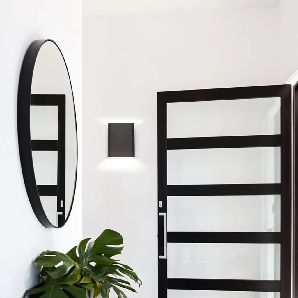 Straluma Wandlamp zwart/goud ovaal dimbaar> Wandlampen|Halverlichting