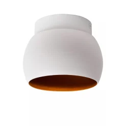 Straluma Witte plafondspot GU10 met gouden binnenzijde></noscript> Plafondlampen|Opbouwspots