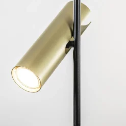 Straluma Zwart met gouden plafondspot 4-lichts groot></noscript> Videverlichting|Opbouwspots