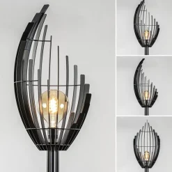 Straluma Zwart metalen design vloerlamp Omegna dimbaar><noscript><img width=