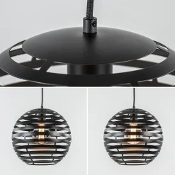 Straluma Zwart metalen hanglamp bol 30 cm></noscript> Keukenverlichting|Halverlichting