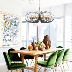 Straluma Zwart metalen hanglamp met smoke glas></noscript> Eettafellampen|Keukenverlichting