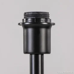 Straluma Zwart metalen lampvoet Washington L&L></noscript> Lampenvoeten|Light and Living