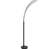 Straluma Zwarte boog vloerlamp LED dimbaar> Vloerlampen|Woonkamerlampen