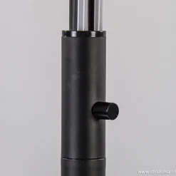 Straluma Zwarte boog vloerlamp LED dimbaar></noscript> Vloerlampen|Woonkamerlampen