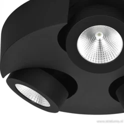 Straluma Zwarte design plafondlamp LED></noscript> Plafondlampen|Opbouwspots