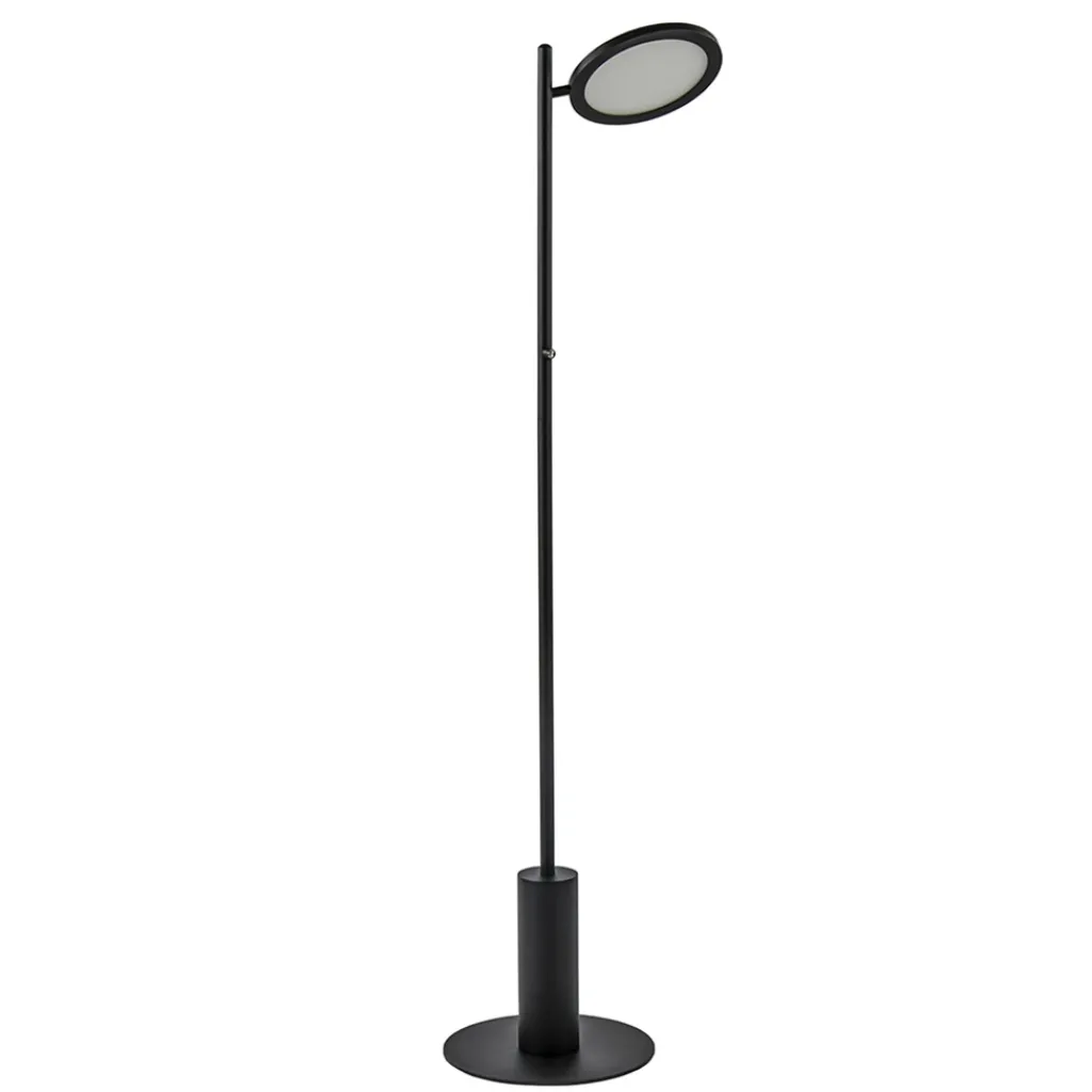 Straluma Zwarte LED vloerlamp 3-standen dimbaar> Vloerlampen|Leeslampen