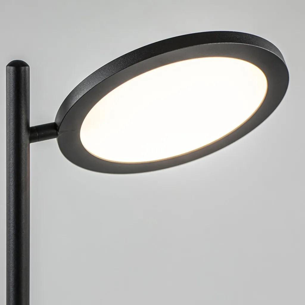 Straluma Zwarte LED vloerlamp 3-standen dimbaar> Vloerlampen|Leeslampen