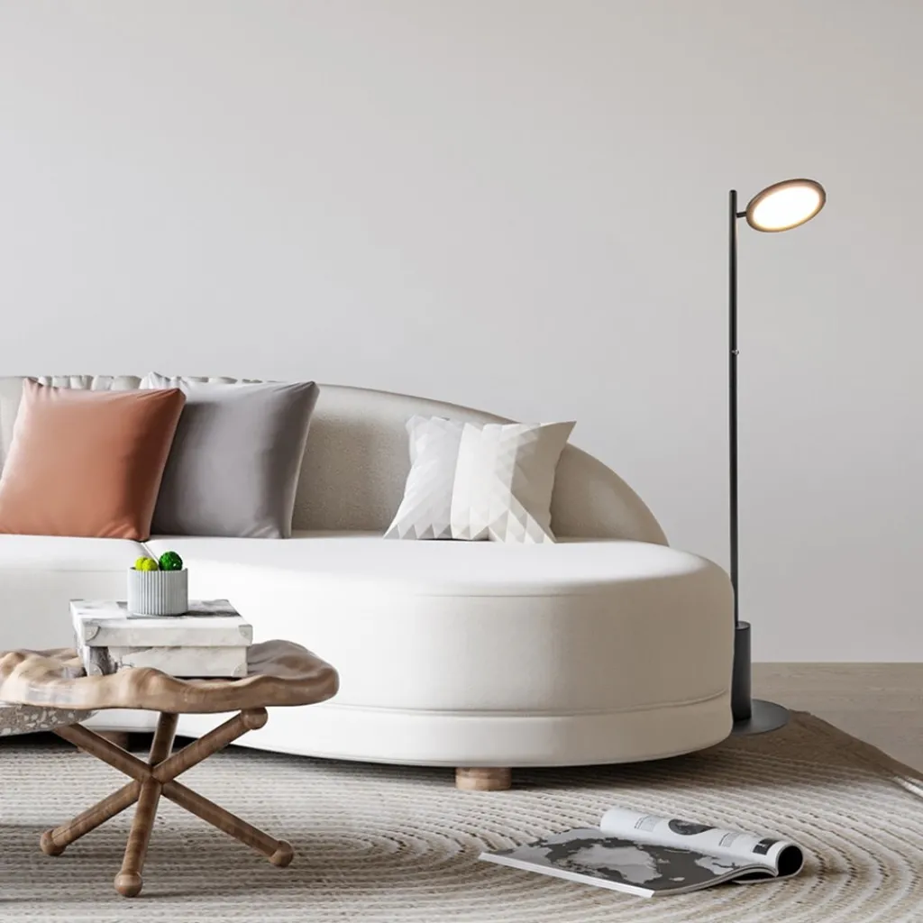 Straluma Zwarte LED vloerlamp 3-standen dimbaar> Vloerlampen|Leeslampen