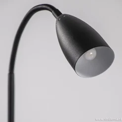 Straluma Zwarte vloer/leeslamp touch dimbaar></noscript> Vloerlampen|Leeslampen
