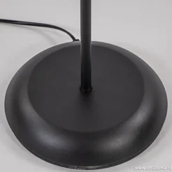 Straluma Zwarte vloer/leeslamp touch dimbaar></noscript> Vloerlampen|Leeslampen