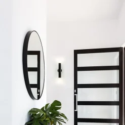 Straluma Zwarte wandlamp up+down cilinder GU10><noscript><img width=